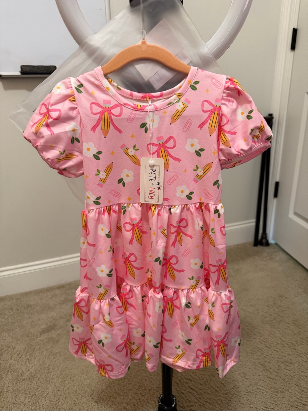 PETE + LUCY DOODLE DAYS GIRL DRESS 3T